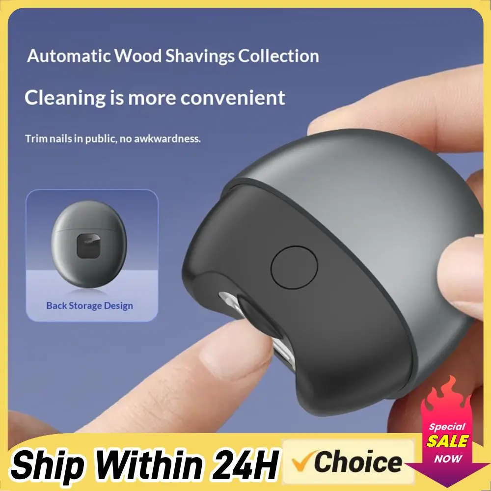 

​​Automatic Electric Nail Clipper with LED Light Safe Electric Nail Clipper Electric Nail File for Adults Kids Seniors