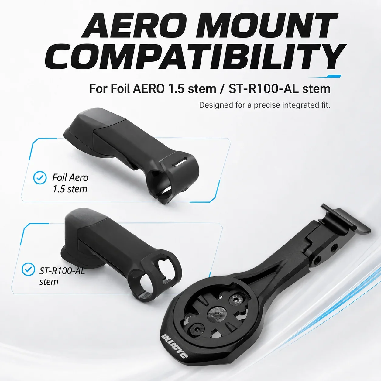 

ULLICYC Computer Mount for FOILSCOTT SYNCROS AERO 1.5 STEM/ST-R100-AL STEM for Garmin1050 Wahoo Giant GPS Bryton Aluminum Alloy