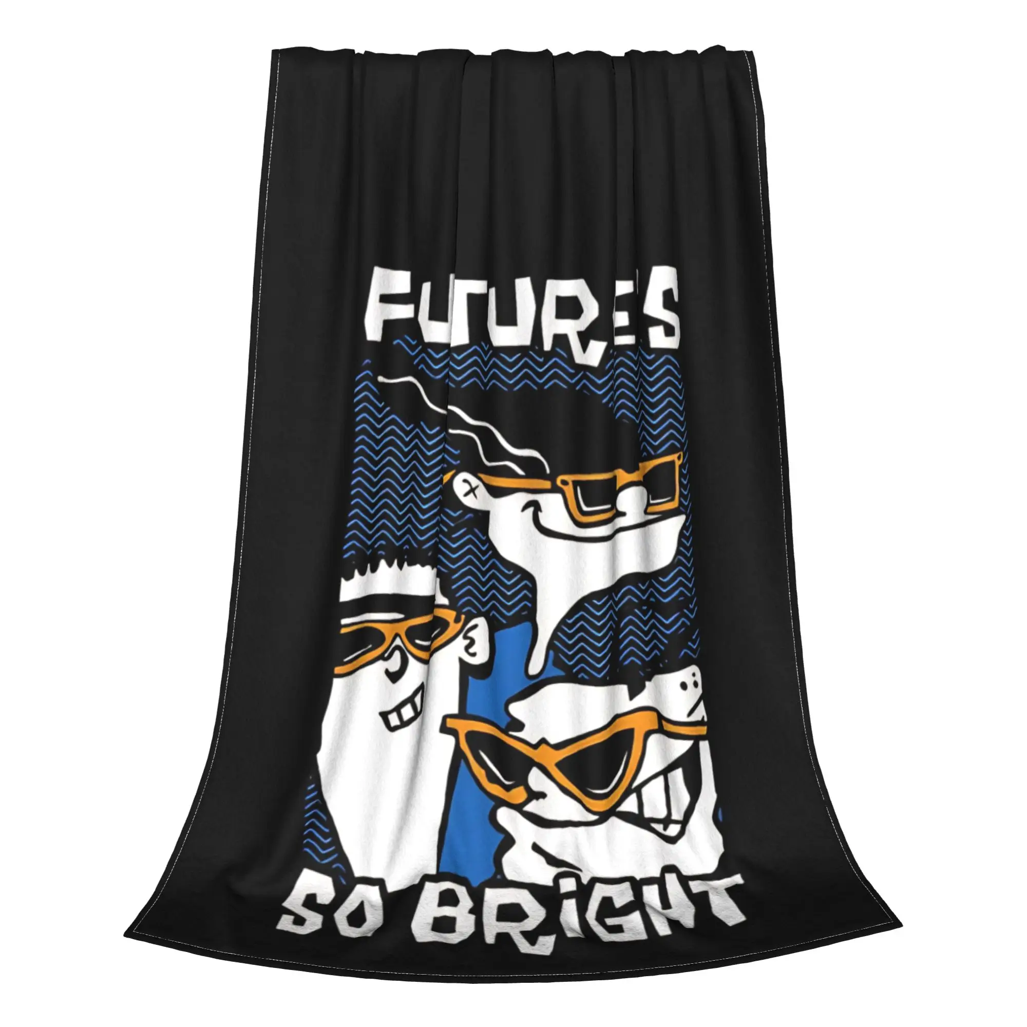 1PC nostalgic cartoon Ed  Edd  Eddy Home Room Decorations Winter Blankets For Adults Bedding Home Interior Sofa Knee