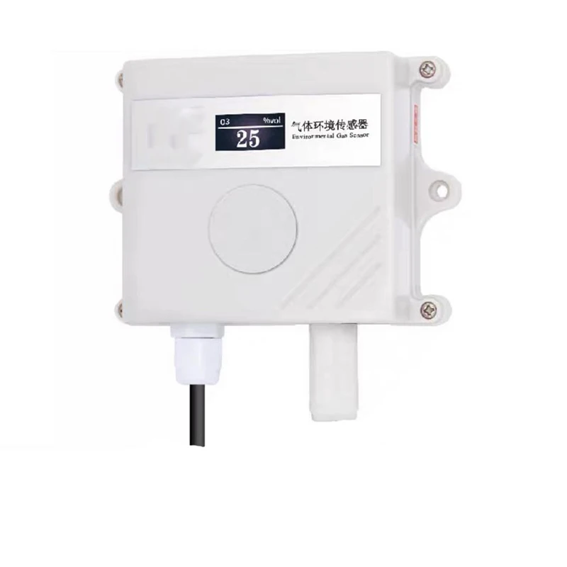 O3 Temperature humidity sensor Transmitter display 10ppm zone Transmitter RS485 4-20mA/0-5V/0-10V Ozone concentration sensor