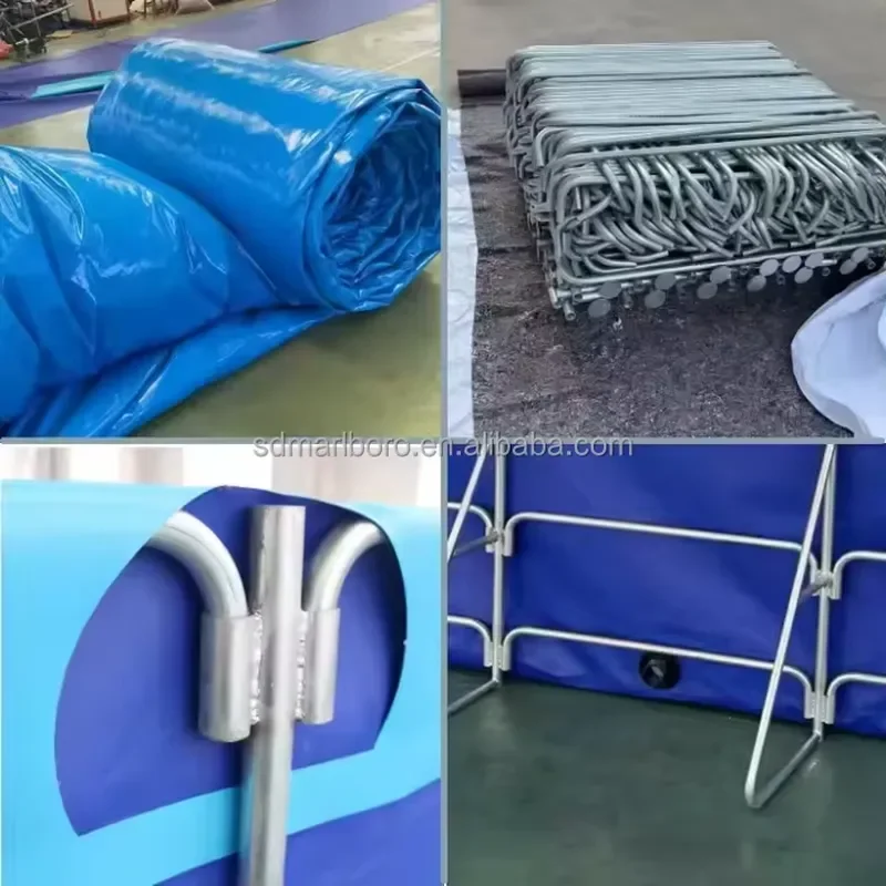 High Quality Tilapia Farming Equipment for Commercial Plastic Fish Tanks Rectangular Outdoor Fish Pond Tanks