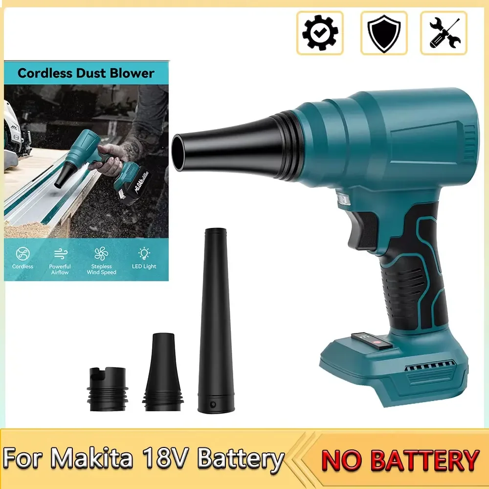

Upgraded 18V Brushless Dust Blower with Compressed Air Collector and Large Capacity Motor for Handheld Power Tools(No battery)
