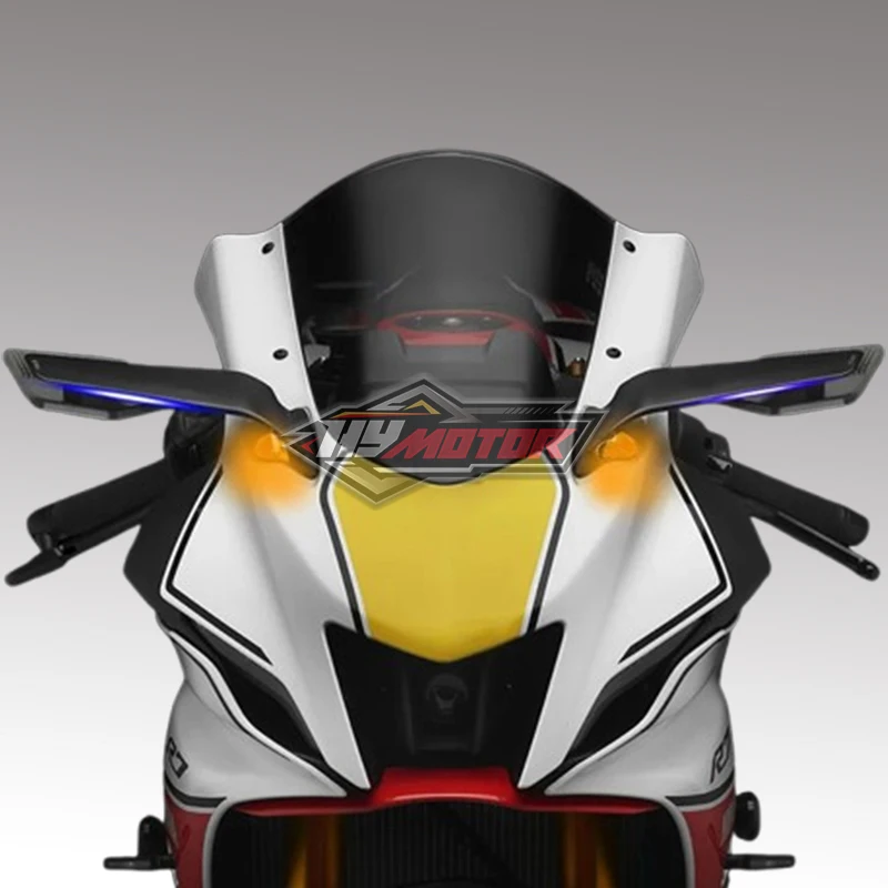 

New For Yamaha YZF R1 YZF R6 YZF R7 R1 R6 R7 2015-2025 2024 Motorcycles Rearview Mirrors With LED Turn Signals Rearview Mirrors