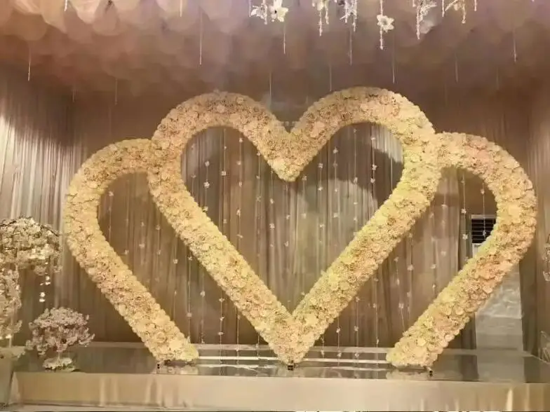 

Large scale wedding love arch background decoration