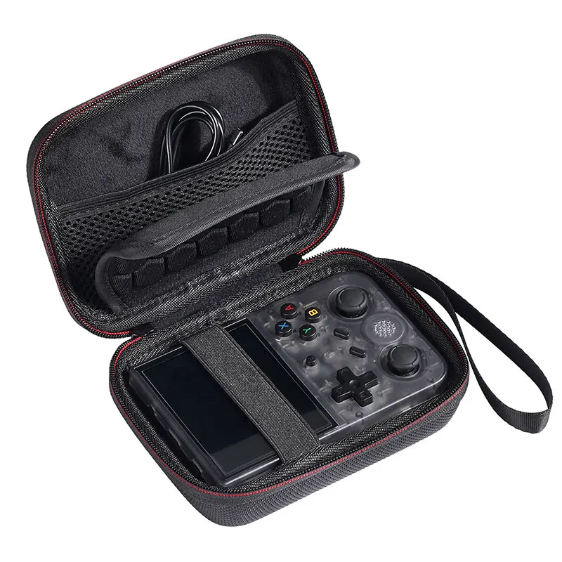 For Anbernic RG35XX/RG353V/RG353VS waterproof portable case EVA hard case shockproof travel bag Handheld Game Bag (ONLY BAG)