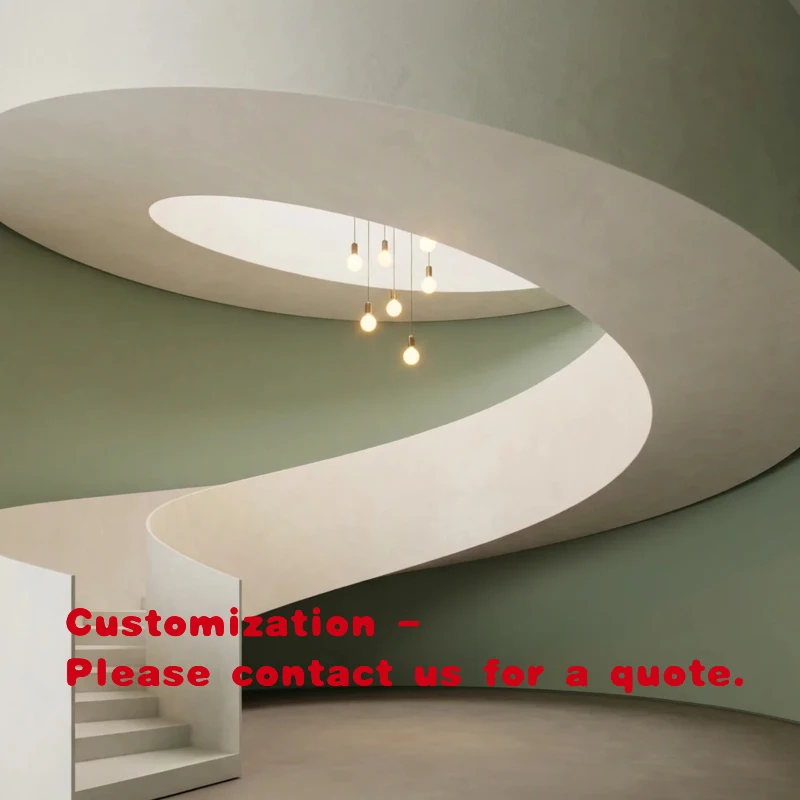 custom.Contemporary Curved Staircase Statement Stair Double Height Living Room Custom Manufacturing