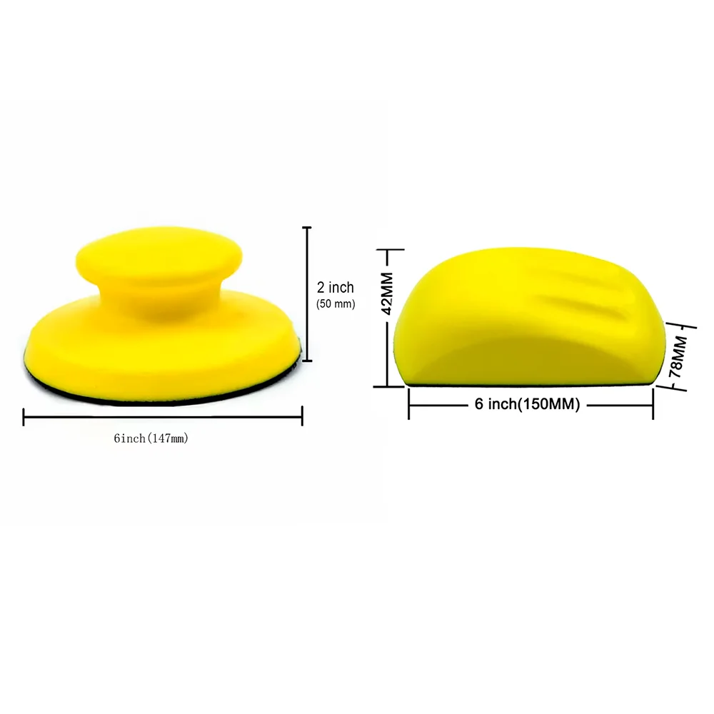 

1 Pcs Hook and Loop Hand Sanding Block 5/6 Inch Mouse and Round Sanding Holder Hand Sanding Pad for Woodworking Furniture