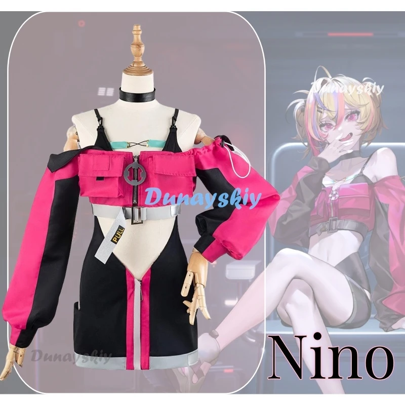 

Nino Anime Game Path to Nowhere Cosplay Costume Clothes Uniform Cosplay Incarcerator Cosplay Costume Nino Halloween Party Woman