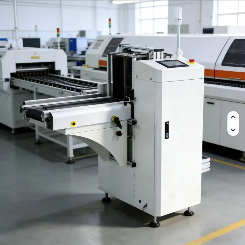 Hot Silman Intelligent PCBA Magazine Unloading System with PLC Control for Wave Soldering Equipment 220V Collect PCB Boards