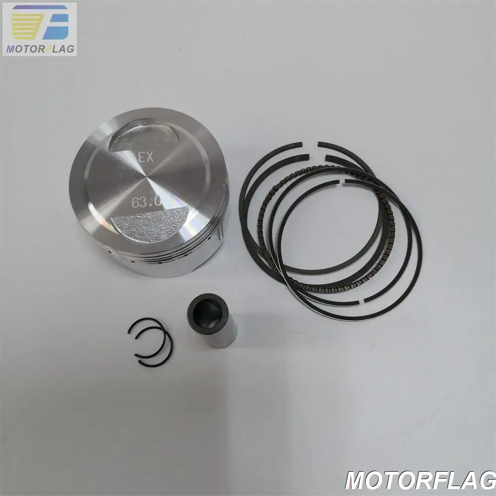 GY6-200 63mm 2V Piston & Ring Set for 4 stroke Air Cooling Scooter Moped ATV QUAD GY6 125 GY6 150 152QMI 1P52QMI 157QMJ 1P57QMJ