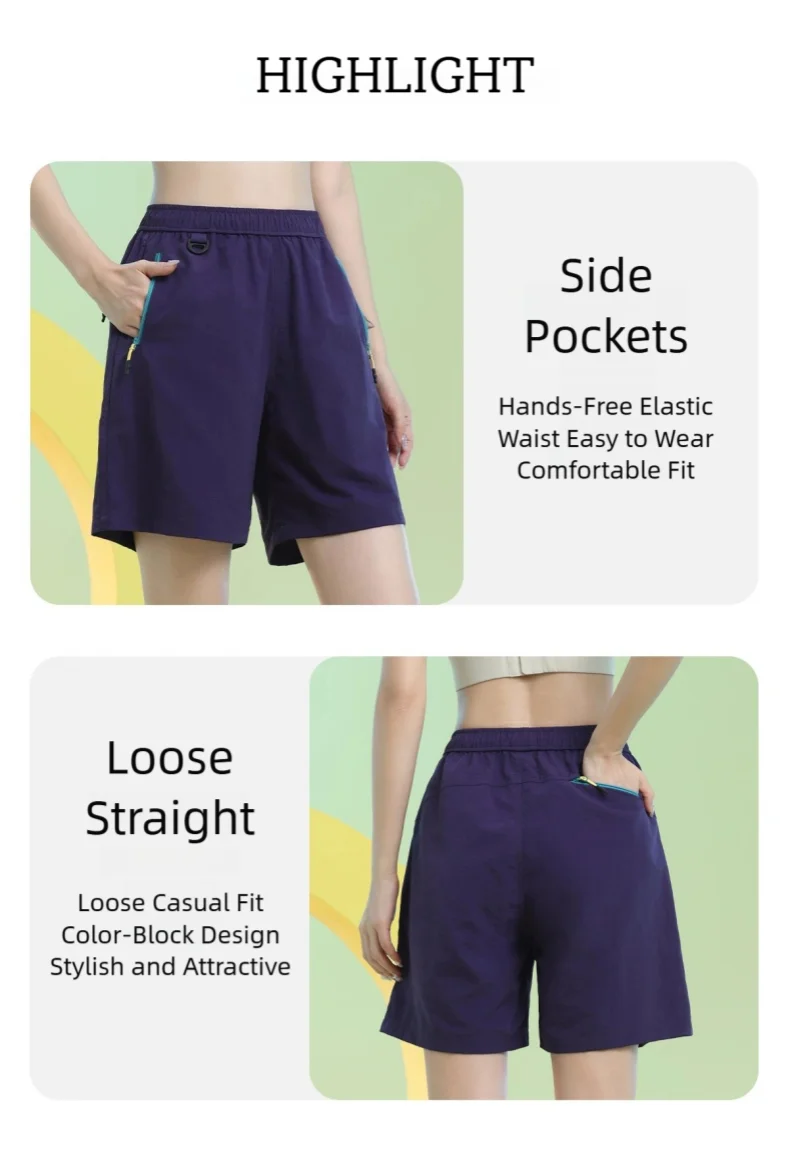 Women’s Lightweight Yoga Shorts 11