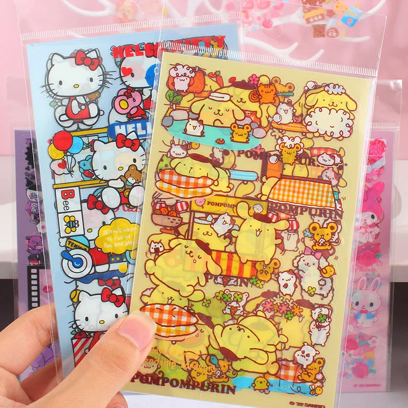 Imagem -05 - Sanrio Hangydon dos Desenhos Animados Pet Adesivos Bonito Scrapbooking Faça Você Mesmo Diário Papelaria Decorativa Adesivo Álbum Etiqueta da Vara Pacotes por Lote