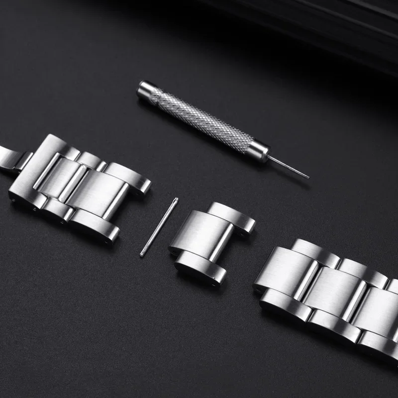 Bracelet For Tissot 1853 Rhythm T044 Silver Watch Strap 20mm Prs516 Luchi Series T044417a T044430a Men's Watches Accessories