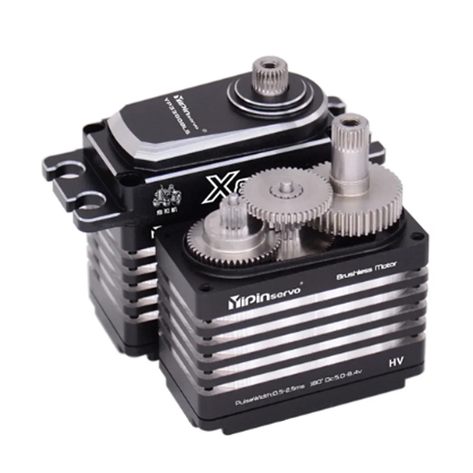 Servo digitale RC a coppia elevata da 80 kg X80 Ingranaggi con involucro interamente in metallo Sterzo motore brushless impermeabile per auto robot 1/8 1/10 1/12