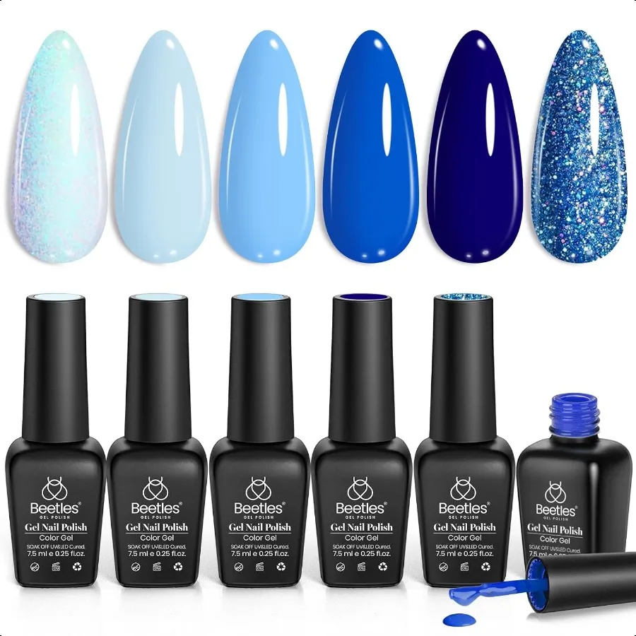 Coccinelles Vernis à ongles gel bleu Aquarius Holy Water Collection Vernis gel Cadeaux pour femmes