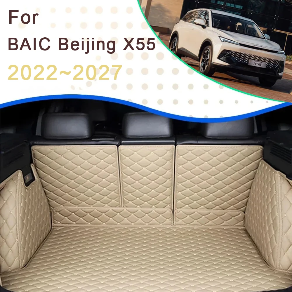 

Car Trunk Cargo Liner For BAIC Beijing X55 Mofang X6 5 Tiger Six 2022~2027 Rug Rear Boor Mat Carpet Storage Pad Auto Accessories