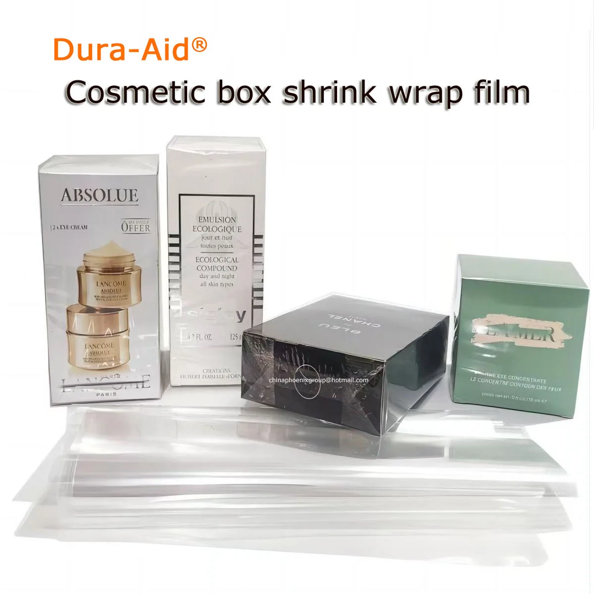 

Clear Wrapping Film For Gift Box Perfume Boxes Packaging Heating Shrinking Packing,Film Size Customizable MOQ 1 Size 100Pieces