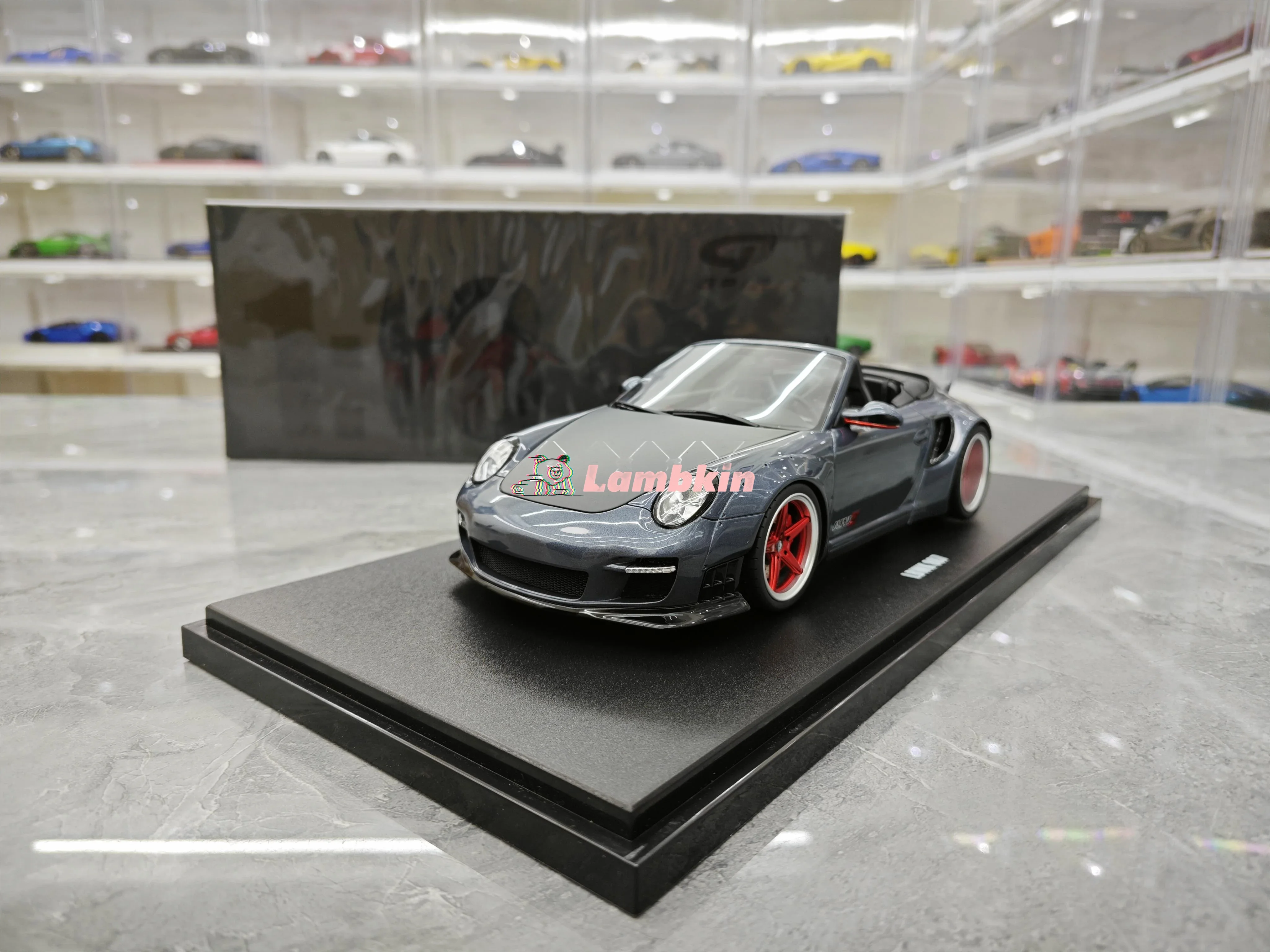 Modèle de voiture de simulation LightSpirit, 1:18, 997 LB Wide Body, édition limitée, cadeau de collection, ornement l'inventaire, nouveauté