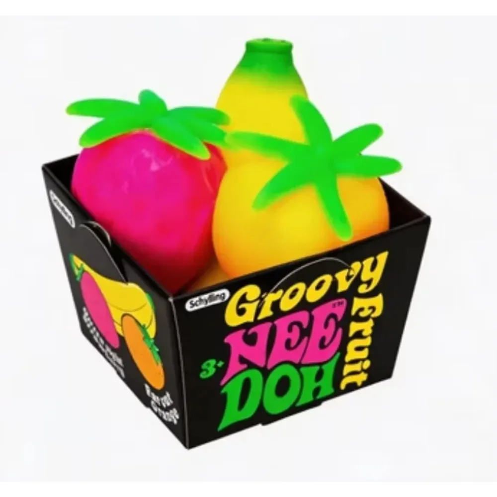 2026   Fruit Squishy Toy 3PCS Banana Orange Strawberry Slow Rising Anxiety Relief Stress Relief Relaxing Accessory In Stock Gift