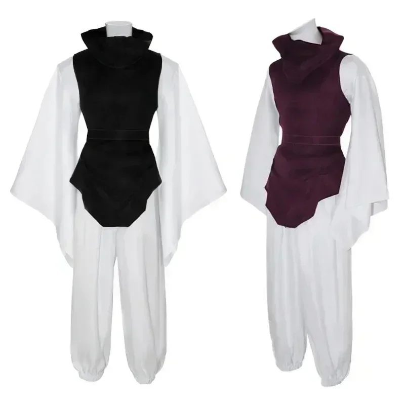 Anime Jujutsu JJK Manga Choso Costume Cosplay Kaisen Choso Cos Top Vest Pantaloni Borgogna Uniforme Halloween Outfit Per Le Donne Degli Uomini
