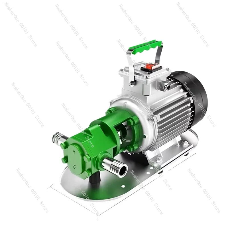 30L/min Electric Oil Pump Self Suction Gear Oil Pump Food Grade Stainless Steel Hydraulic Oil Pump 380W 220V/380V 30M