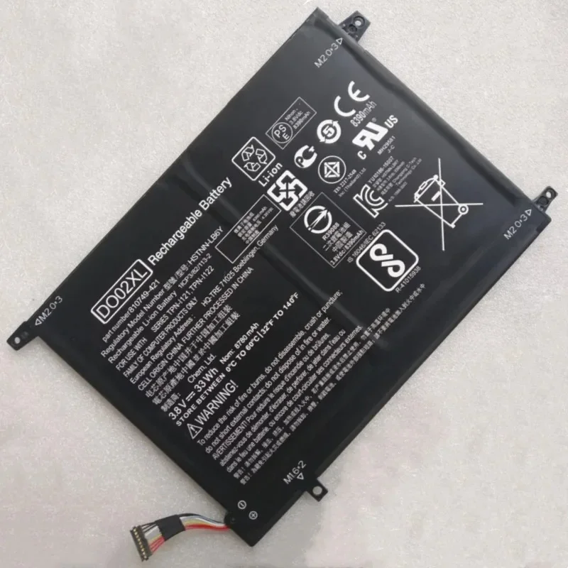 

Новый аккумулятор DO02XL TPN-I121 для HP Pavilion X2 10 N002NA N002NG N004NF N027TU N100NIA N102NB N114NF N126TU N130TU N200NX N202NA