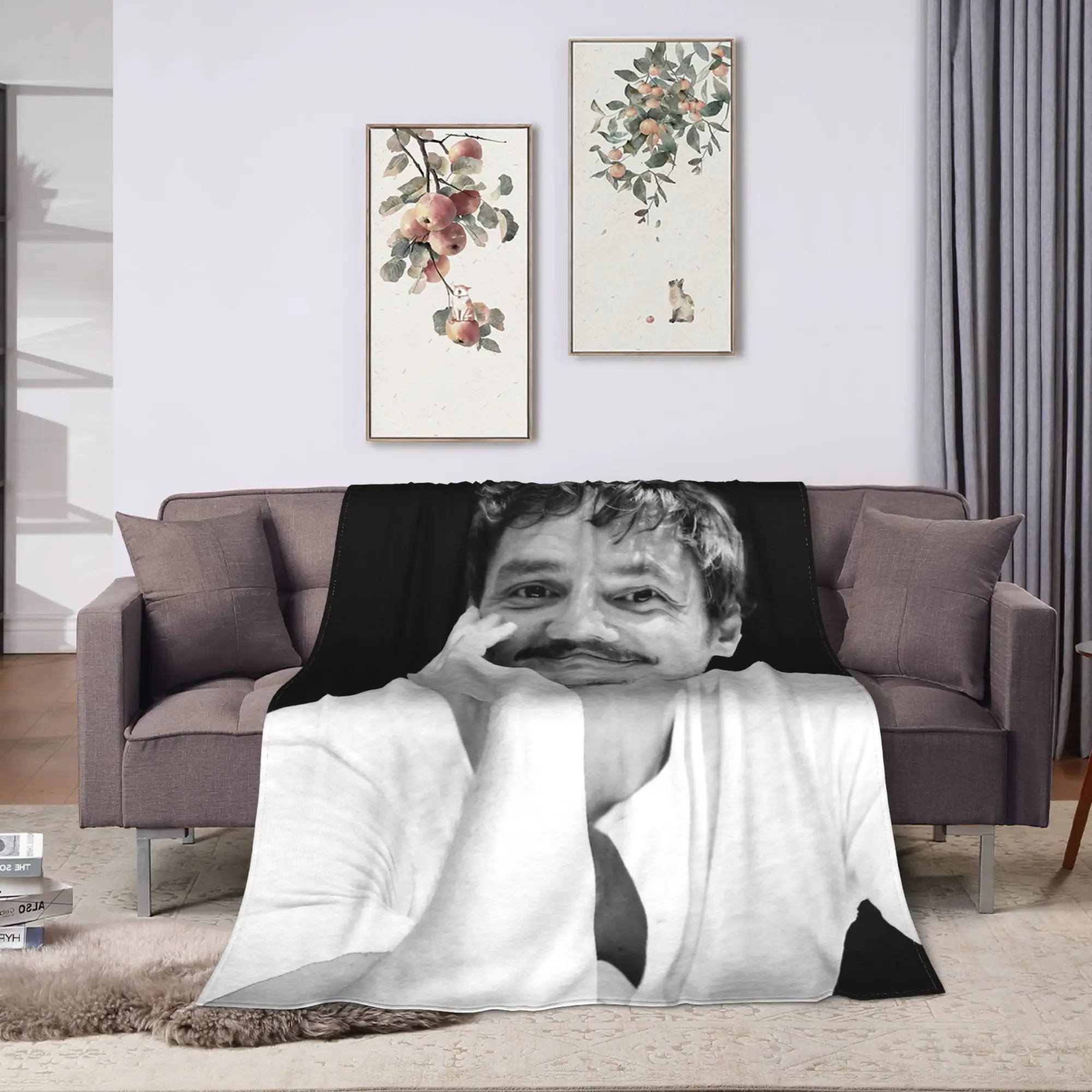 Daddy Pedro Pascal  Blankets  Soft Funny Plush Bedding Throws For Girls Boys Home Decor Flannel Bedspread Bed Cover