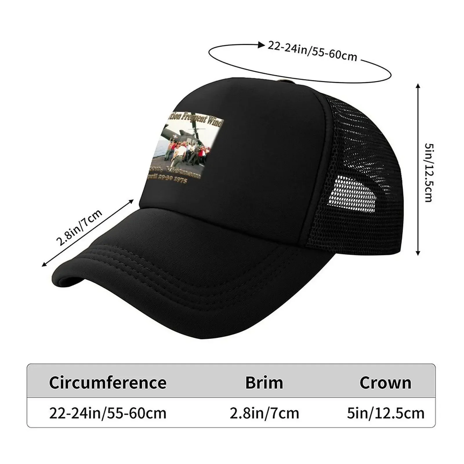 2026 OPERATION FREQUENT WIND Baseball Cap luxury caps black Military Tactical Cap Golf Cap Female Men's