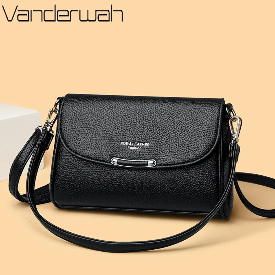 

Luxury Shoulder Bag Women Bags Solid Color Top Quality Leather Small Crossbody Bags for Women Designer Messenger Sac A Main