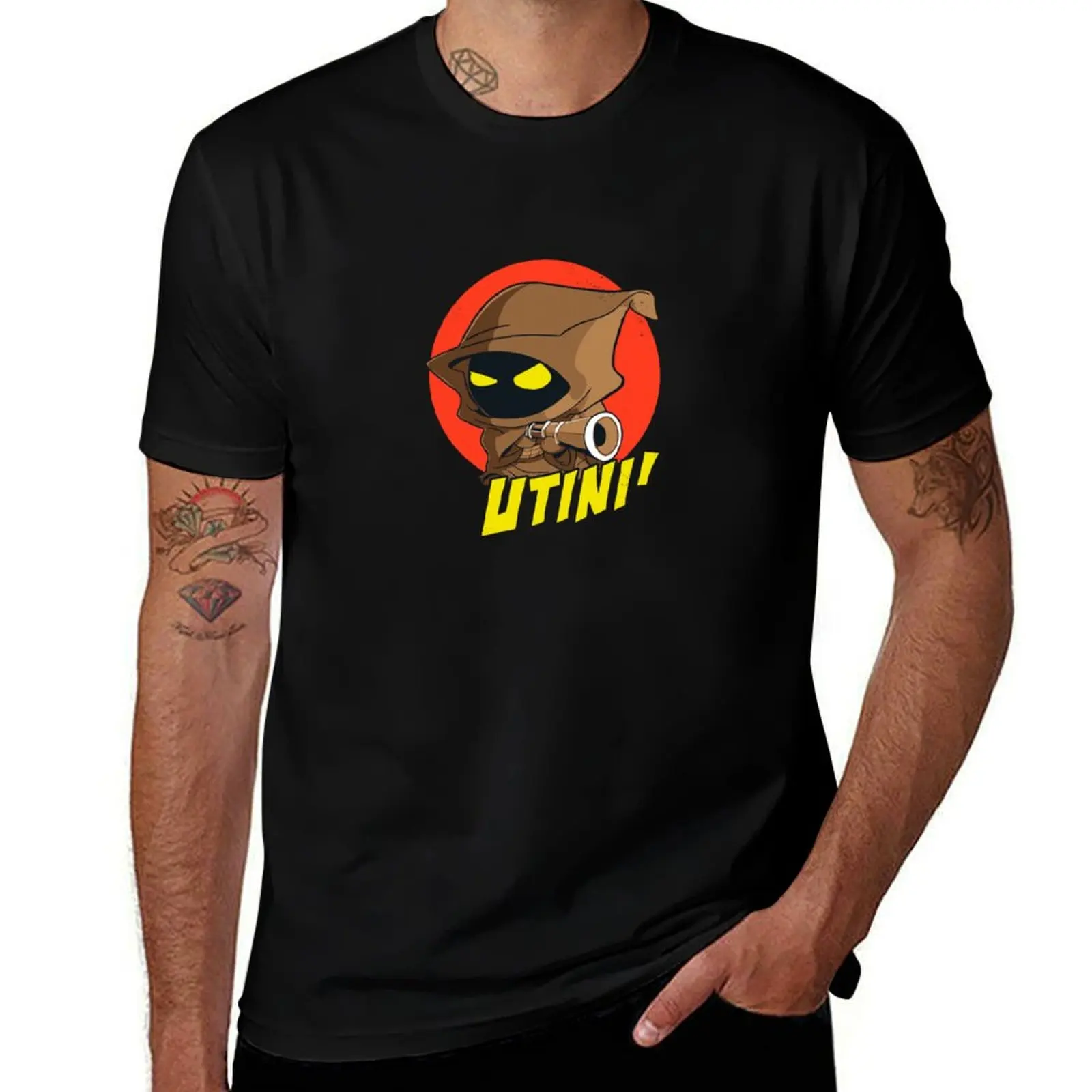 Utini! T-Shirt t shirts for man pack cotton T-Shirt