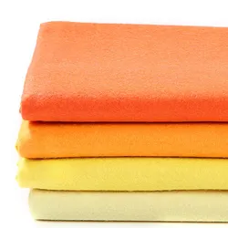 90X92CM Yellow Series Super Soft Felt Fabric 1 Big Sheet DIY Pure Orange Non-woven Cloth For Home Decor Handmade Sewing Crafts