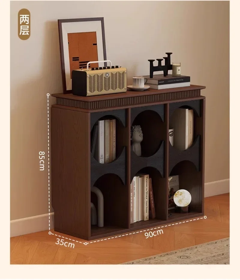 bookcase French retro combined cabinet display cabinet living room half wall locker living room TV cabinet dining side