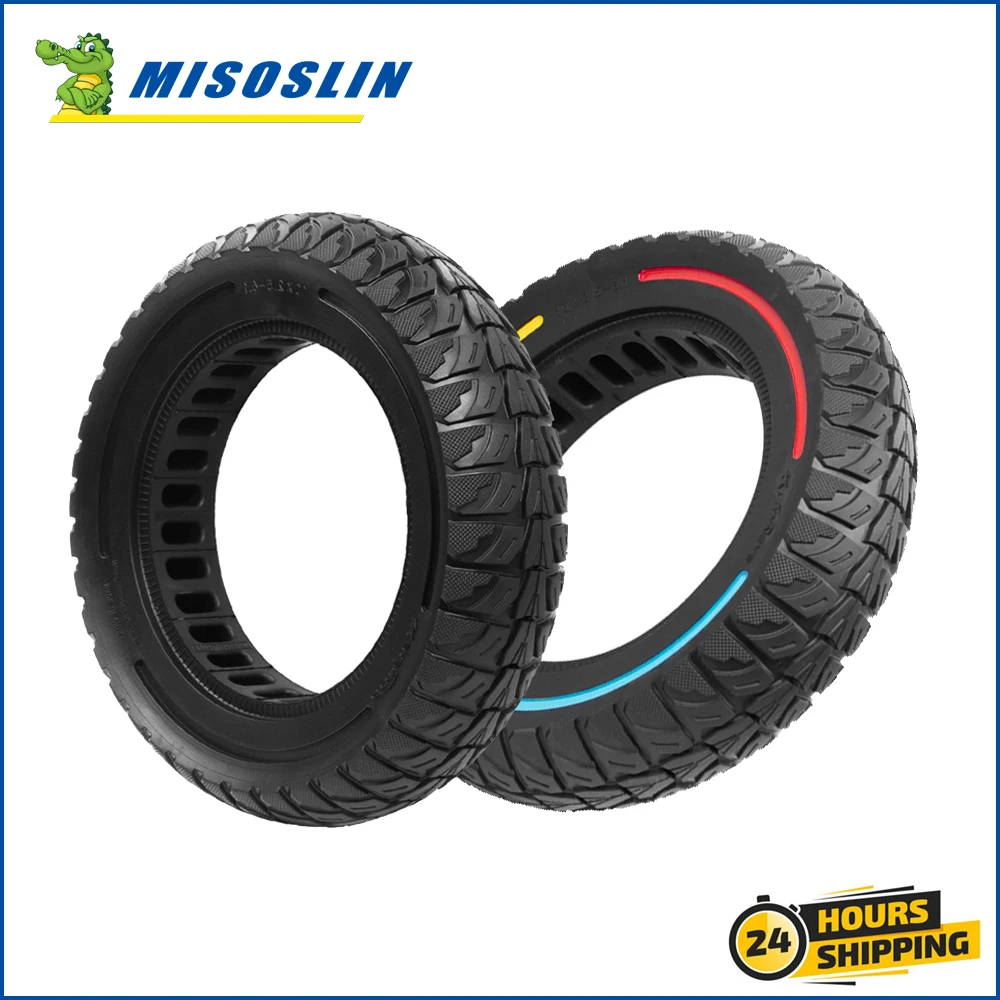 

10Inch Off-Road Tire for KUGOO M4/ M4 Pro Electric Scooter Tires Wear-resistant Puncture-proof Wheel 10x2.5-6.1 Solid Tyre Parts