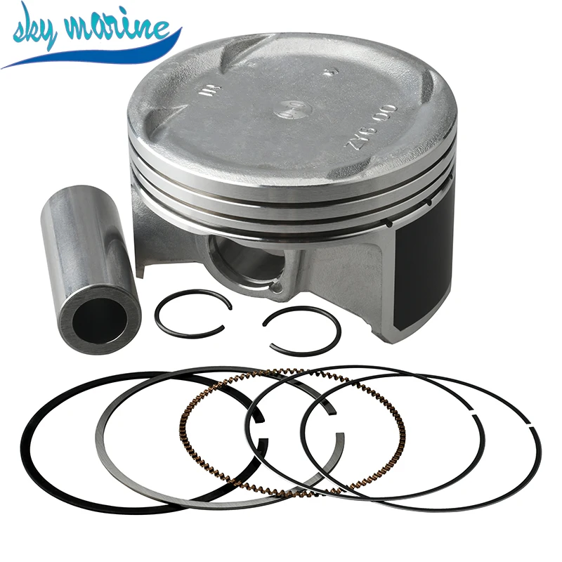 13101-ZY6-000 (+0.5mm) 4 kit Piston SET for honda marine outboard BF115-BF150 ZY6 +0.50 pistion 13101-ZY6-000-00 13101ZY6000