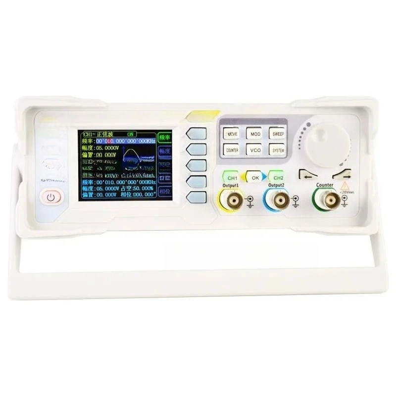 100MHz Function Signal Generator DDS Dual-channel Function Signal/Arbitrary Waveform Generator Pulse Signal Source FY6900