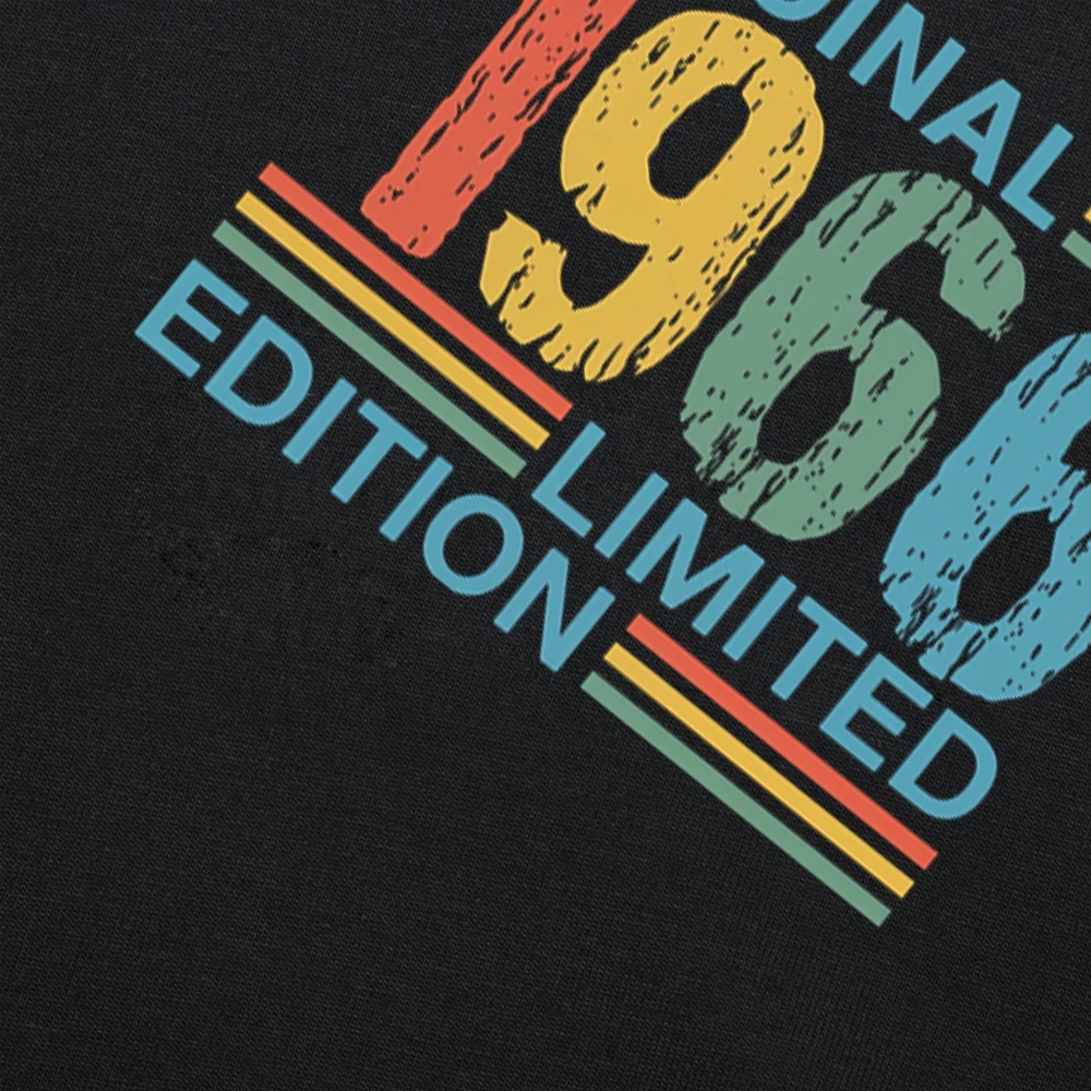 60. Geburtstag Vintage 1966 Limited Edition T-Shirts Herren Baumwolle Humor Streetwear T-Shirt Kurzarm Unisex Lose Kleidung – Detail 3