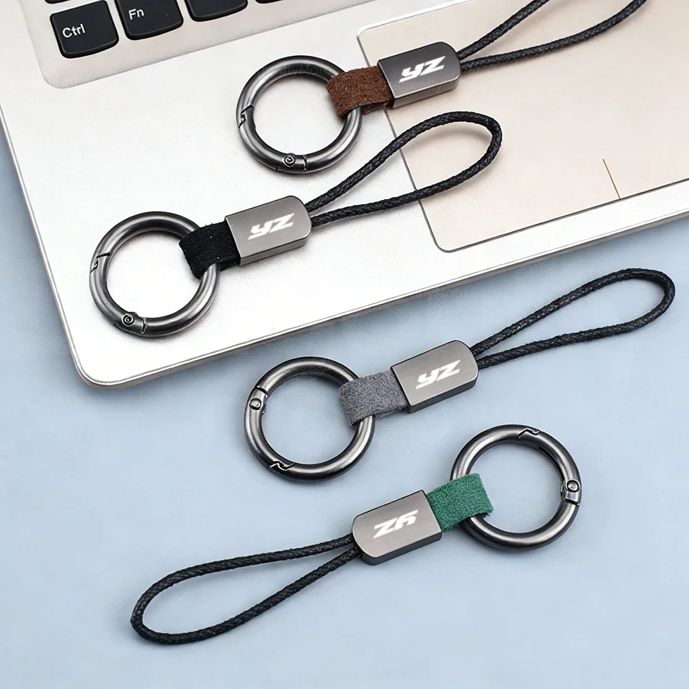 

For YAMAHA YZ 125 250F 250FX 450F 450FX 250 450 F FX Motorcycle Simple Metal Keychains Lanyard Creative Personality Ring Buckle