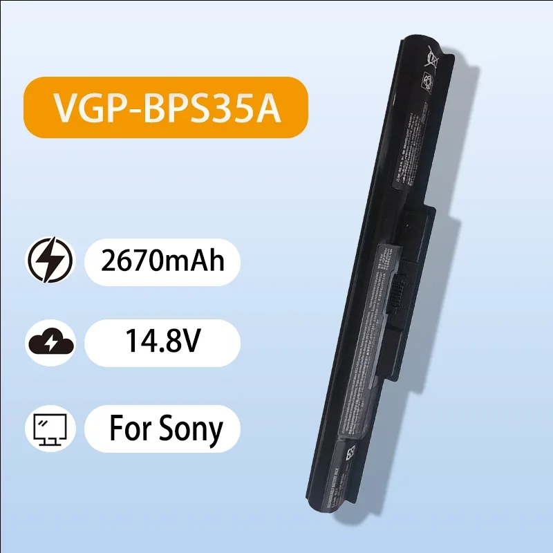 Premium VGP-BPS35A Laptop Battery For Sony VAIO Fit 14E 15E SVF143A1 14.8V 2670mAh Safe Durable High Performance Battery