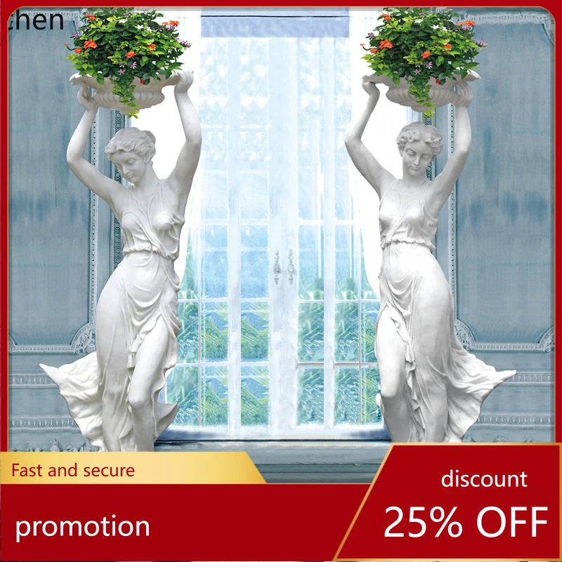 

ZMLfigure sculpture club foyer bouquet creative welcome decoration floor-to-ceiling landscaping opening ornament