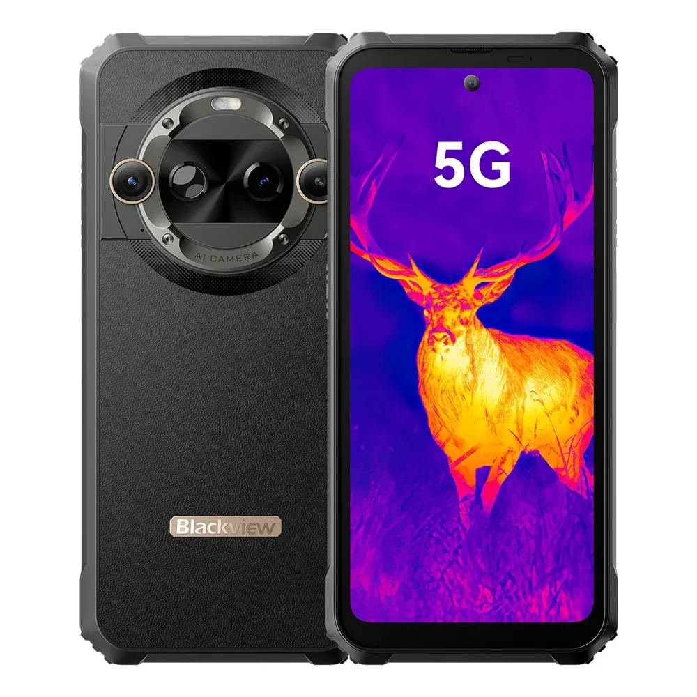 Blackview Bl9000 Pro Robuuste 5G Smartphone 6.78Inch Octa Core 12Gb + 512Gb Android 14 Mobiele Telefoon Warmtebeeldcamera Flir®Nfc