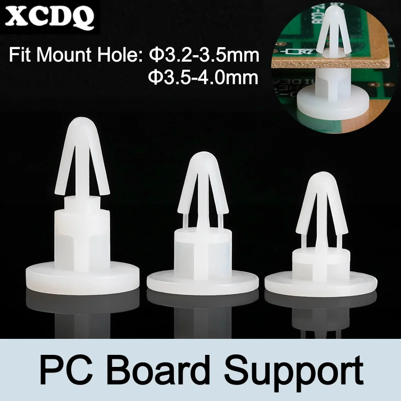 100pcs Nylon Aircraft-Type Isolation Heightening Column Standoff PCB Spacer Plastic Circuit Board Support Pillar Flat-Bottom