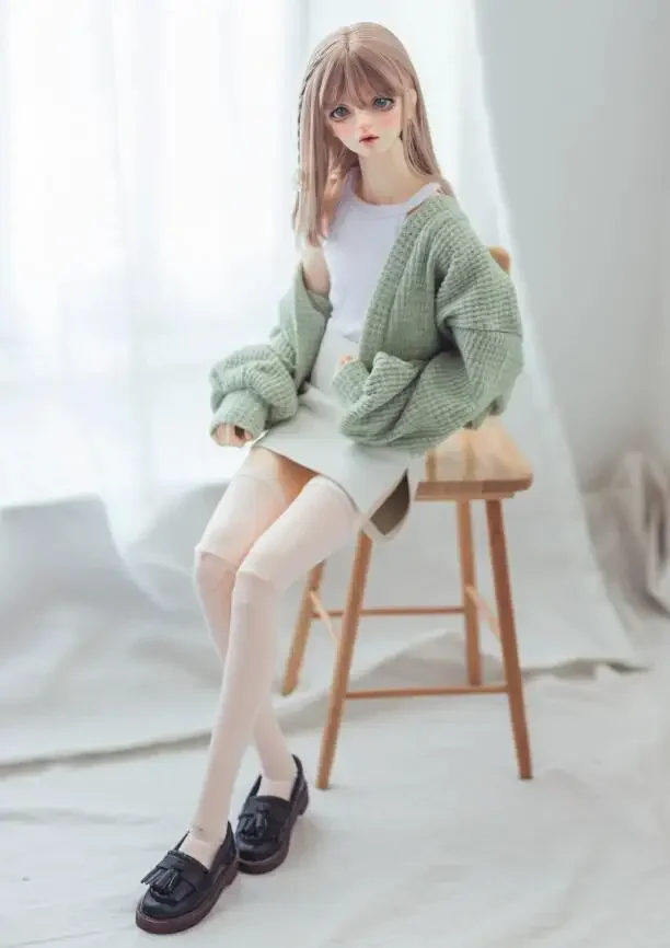 D04-B193 giocattolo fatto a mano per bambini BJD/SD 1/3 1/4 MSD SD10 POPO68 Giacca verde chiaro 4 pezzi/set