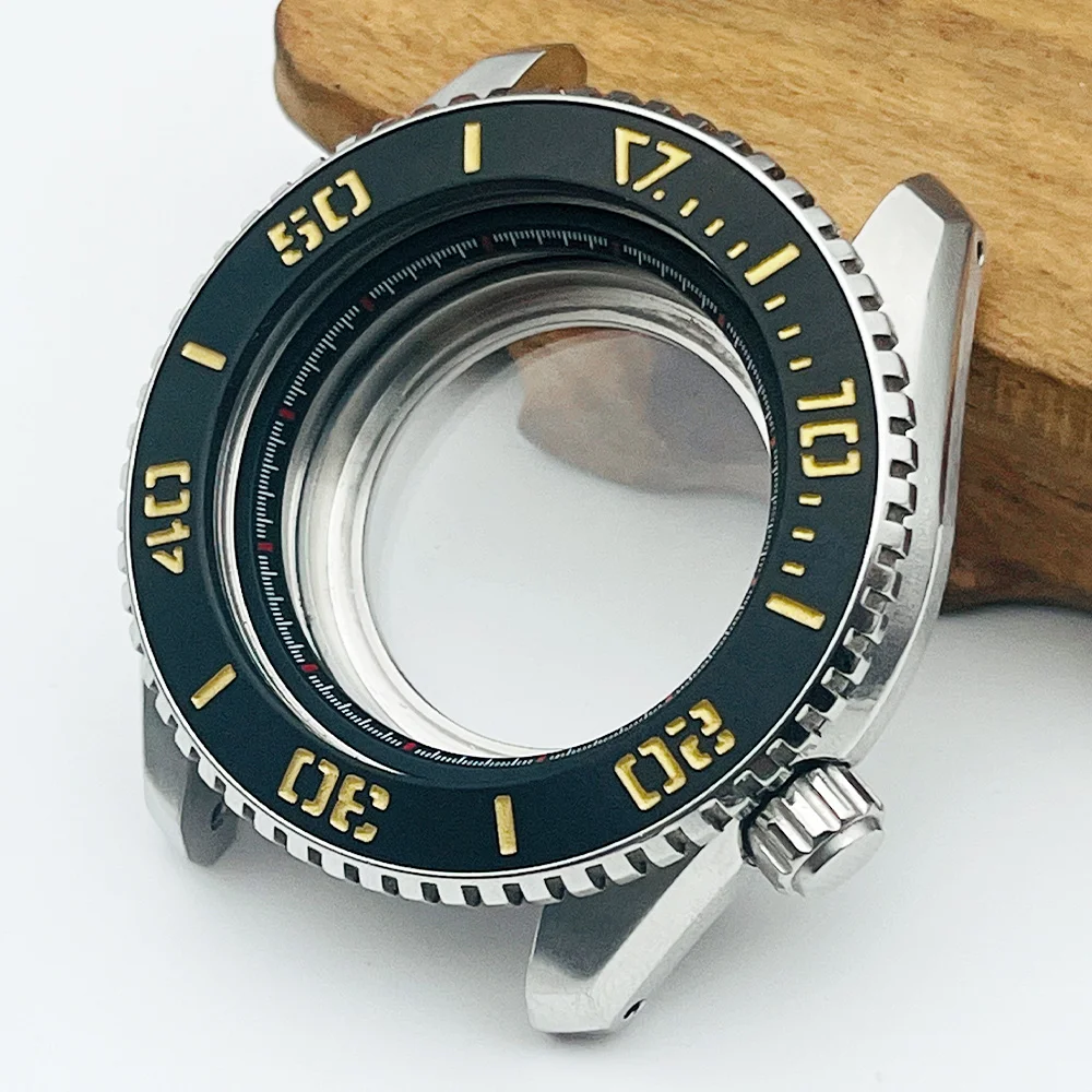 

LX SNR025 SNR027 Корпус для часов NH35 Корпус подходит для 5R65 NH34 NH35 NH36 Механизм Прозрачная задняя крышка Корпуса для часов из сапфирового стекла