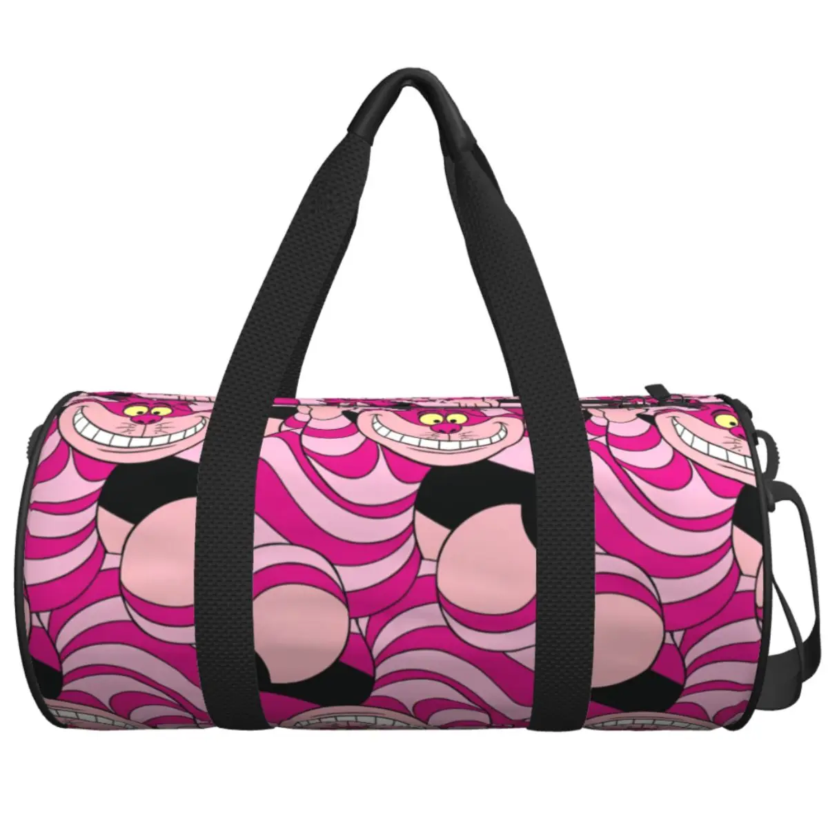 

Дорожная сумка с Чеширским котом, повседневные спортивные сумки, большая вместительная сумка для спортзала с рисунком Алисы в стране чудес, мужская дизайнерская оксфордская сумка для фитнеса