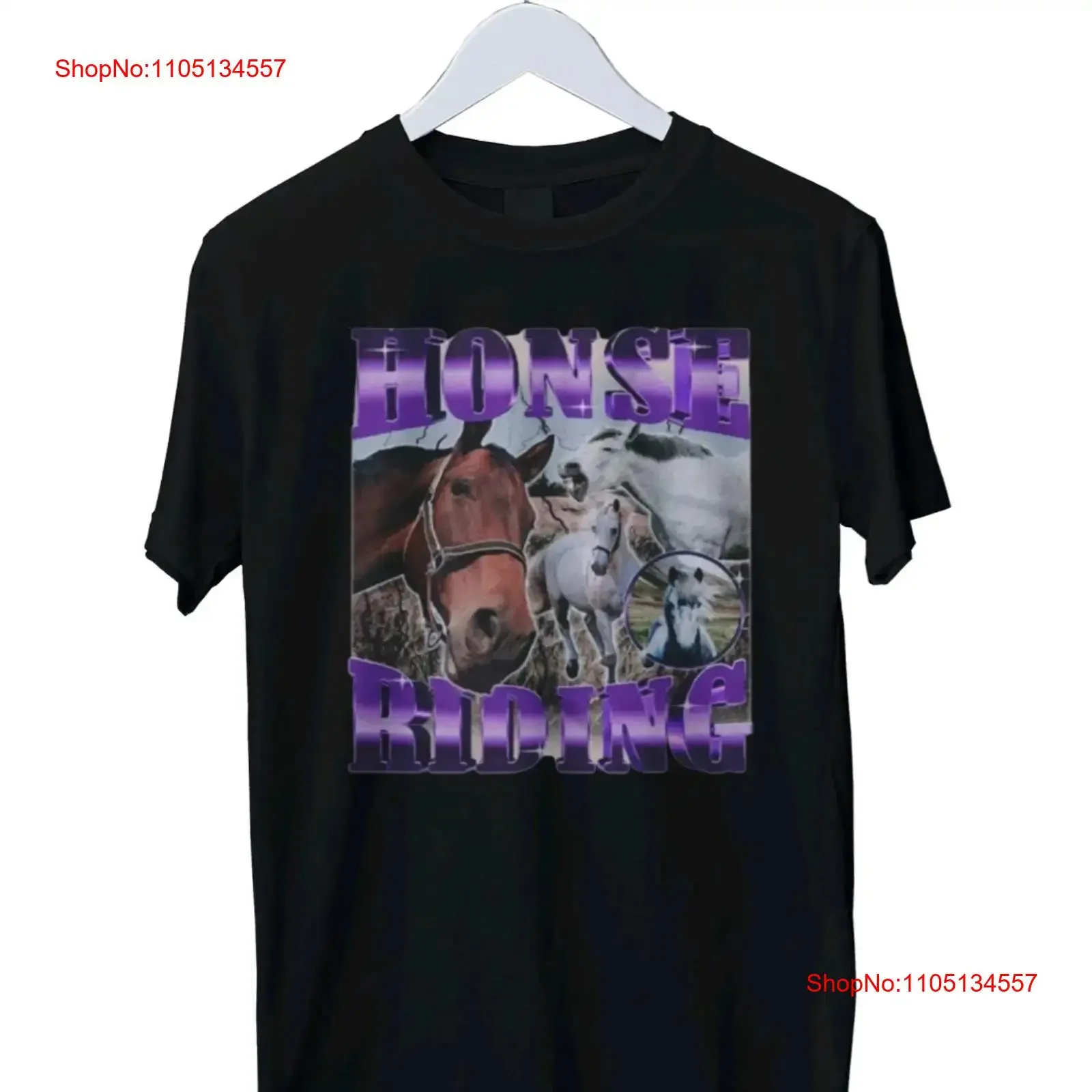Honse Riding T Shirt Funny Horse Joke Meme S M L XL 2 3 4 vintage Washed Casual Top For Everyday Wear Breathable fashion homme