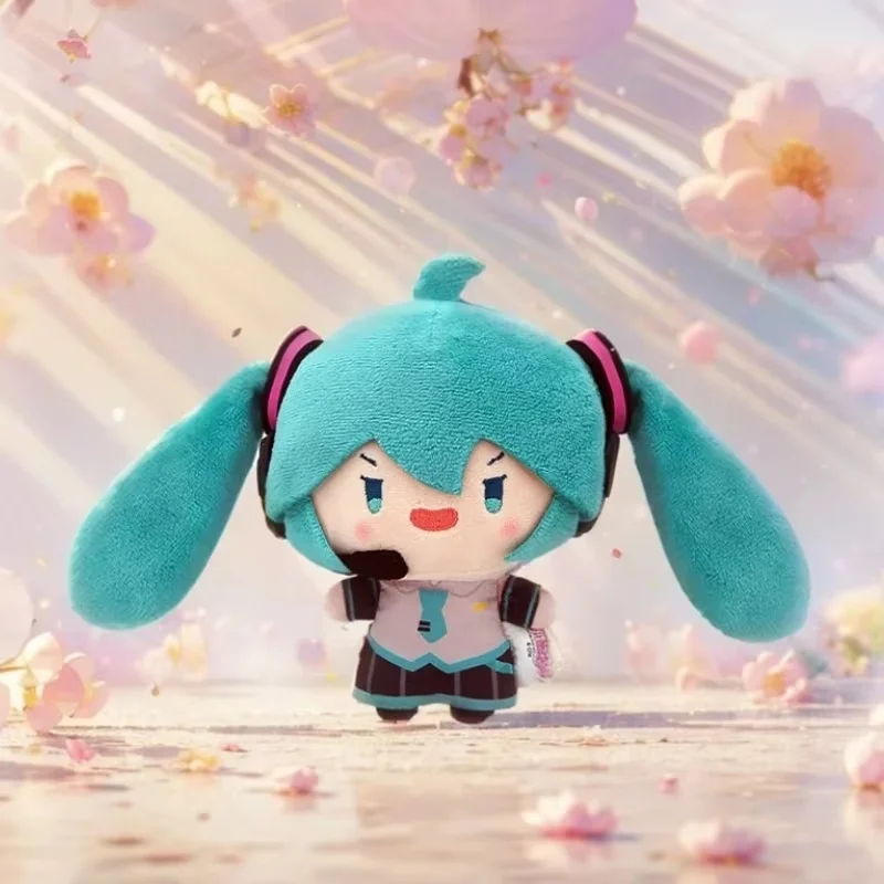 スポット初音ミクダブルポニーテール回転ポップフィギュアプルスタートハンガーふふおもちゃトレンディなインタラクティブギフトぬいぐるみファンのため