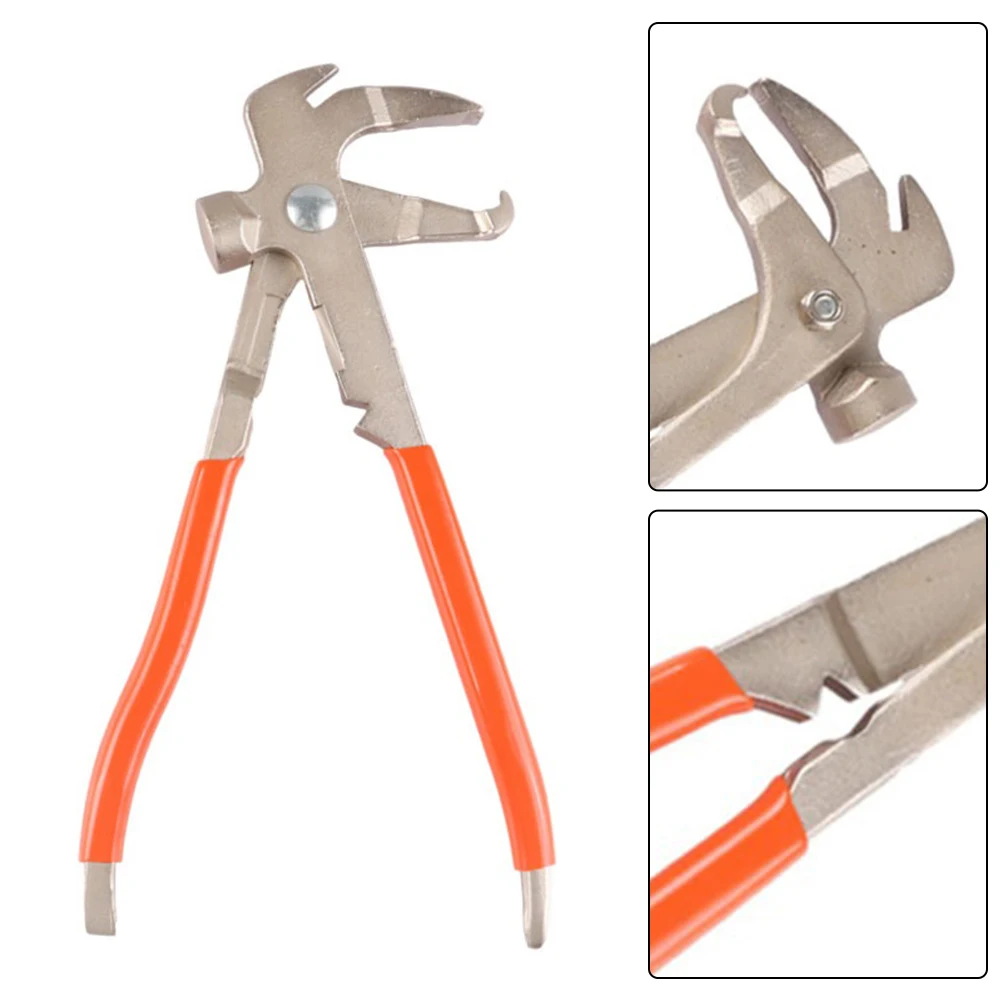 Wheel Weight Plier Tire Balance Block Multifunctional Pliers Hammers Nutdrivers Auto Repair Comfortable Handle