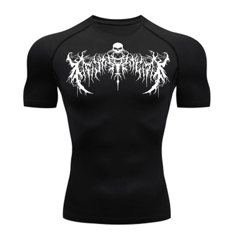 

Men's T-shirt Men Running Sport T Shirt Men Compression Fitness Tops Tee Quick DryTight Training Gym Sport Running Shirts Jersey