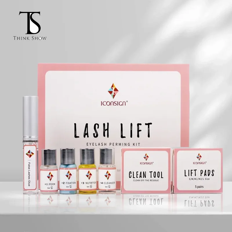 THINKSHOW Professional Eye Lash Wave Curling Perm Set Eyelash Lift Kit Eyelashes Curl Liquid Accessories Makeup Tool