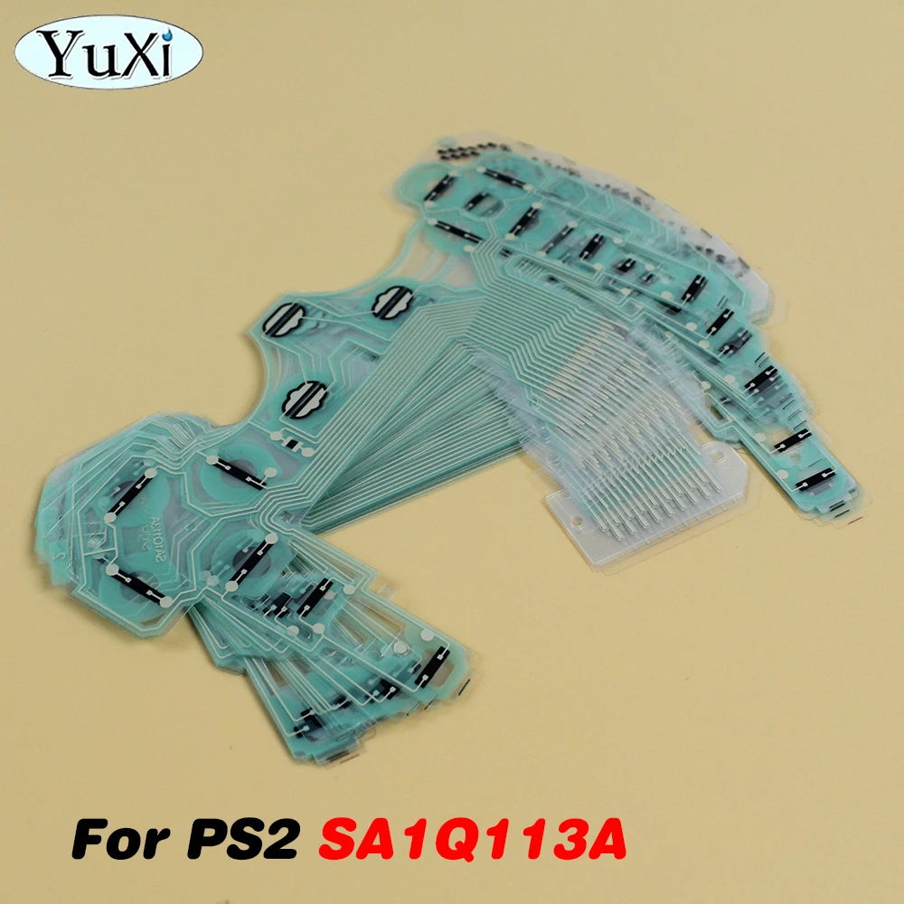 1Pcs Circuit Board PCB Ribbon Film For PS2 Controller Conductive Film Keypad Flex Cable For PlayStation2 SA1Q113A SA1Q107B